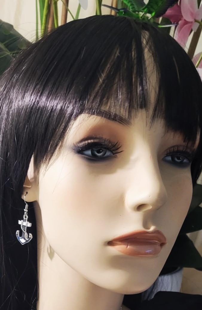 DianaL Boutique Beautiful Silvertone Nautical Anchor Earrings Enameled Gift Boxed Fashion Jewelry - Image 8