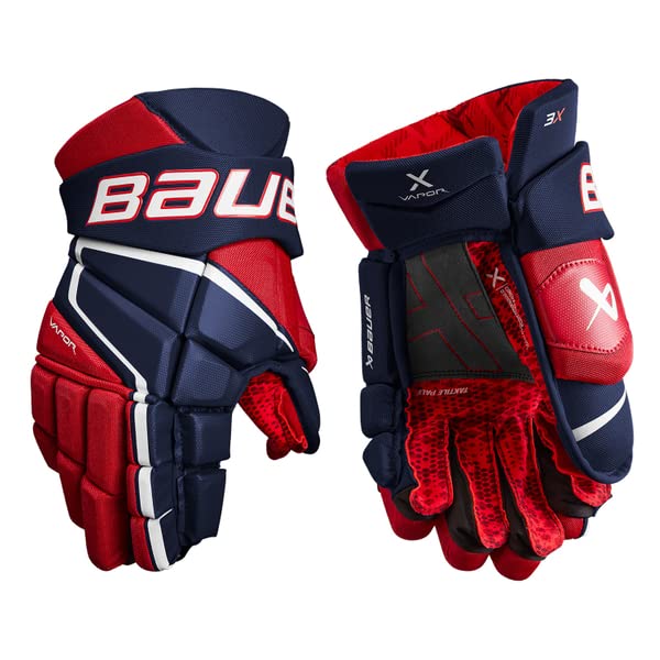 Bauer Vapor 3X Handschuhe Intermediate, Größe:12 Zoll, Farbe:schwarz/weiß Sport & Freizeit