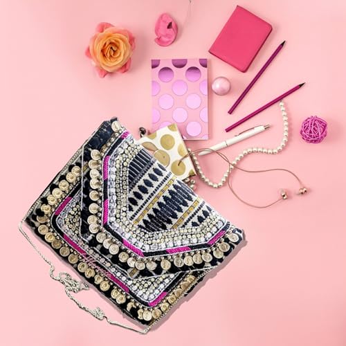 Image of Maresse Women Boho Bag Embroidered Crossbody Sling Bag For Women | Handmade