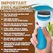 Foot Callus Remover Tool | Batteries Not Included – High-Speed Foot Grinder with Easy-to-Replace Roller – On-The-Go Electric Callus Remover for Feet | Pedicure Tools for Feet Smoothing