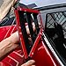 ITrims for Toyota C-HR CHR 2016 2017 2018 2019 2020 2021 Car Accessories Rear Car Side Window Louvers Vent Cover Trim Auto Decorative 2PCS (Matte Black)