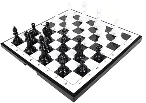 Juego de ajedrez magnético plegable para juego de ajedrez para principiantes, juego de ajedrez de viaje de torneos con caja de almacenamiento, juego disponible en Yaxa Colombia