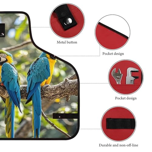 Delantal multiusos para taller con diseño colorido miniatura 3