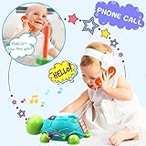 Baby Toys 6 to 12 Month Crawling Turtle Sensory Toys for 1 Year Old Babies Toddler kids Infant Girls Boys Musical Phone Learning Educational Lights/Music/Number Letter Christmas 1st Birthday Toy Gift - Image 5