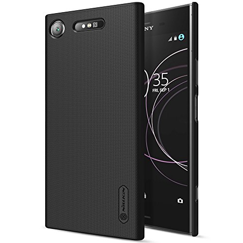 SMTR Sony Xperia XZ1 Funda, Cubierta Slim Armor Funda +1 film Protector de pantalla para Sony Xperia XZ1 ,(Slim Fit Series - Negro)