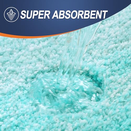 Image of OLANLY Bathroom Runner Rugs Mat 47x24, Extra Soft Absorbent Microfiber Bath Rugs, Rubber Backing, Quick Dry, Washable Long Bath Mats for Bathroom Floor, Tub and Shower, Home Decor Accessories, Teal