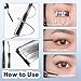 JUDYDOLL 3D Curling Eyelash Iron Mascara -Waterproof, Volumizing and Lengthening, Smudge-Proof, Clump-Free, Ultra Fine, Black & Brown Tubing Mascara, Classic & Upgraded Edition, Suitable for all Types