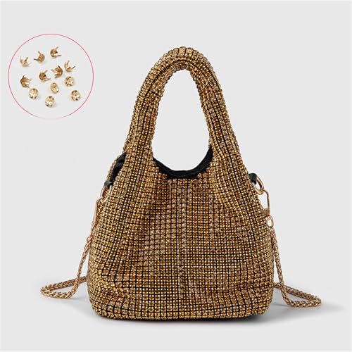 Sac à main de soirée en strass et cristaux de haute qualité