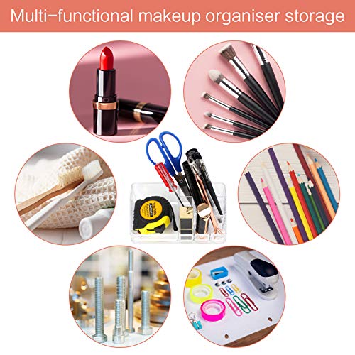 2 Stück Lippenstift Organizer Lippenstift Halter Make Up Kosmetik Organizer Schminkaufbewahrung Acryl im Bad… – Bild 6