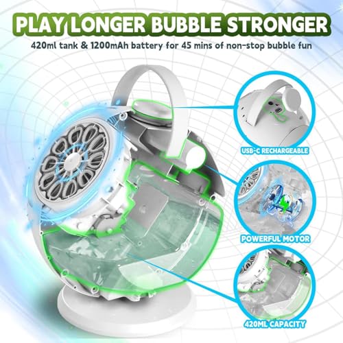 Machine à bulles anniversaire pour garçons et filles - 5