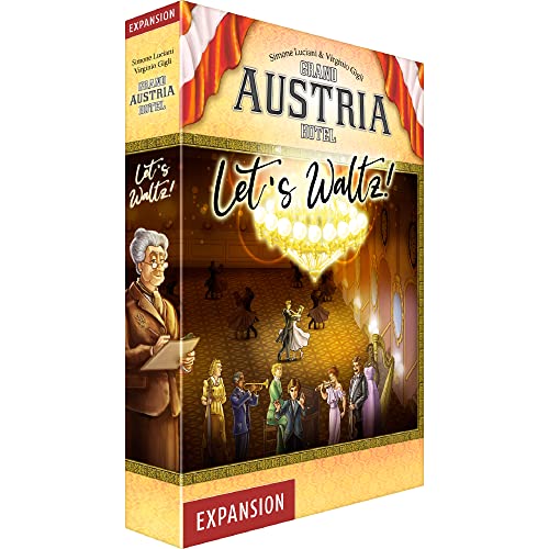 Grand Austria Hotel Let's Waltz Board Game Expansion - Dance Your Way to Victory! Action Drafting Strategy Game for Kids & Adults, Ages 12+, 2-4...