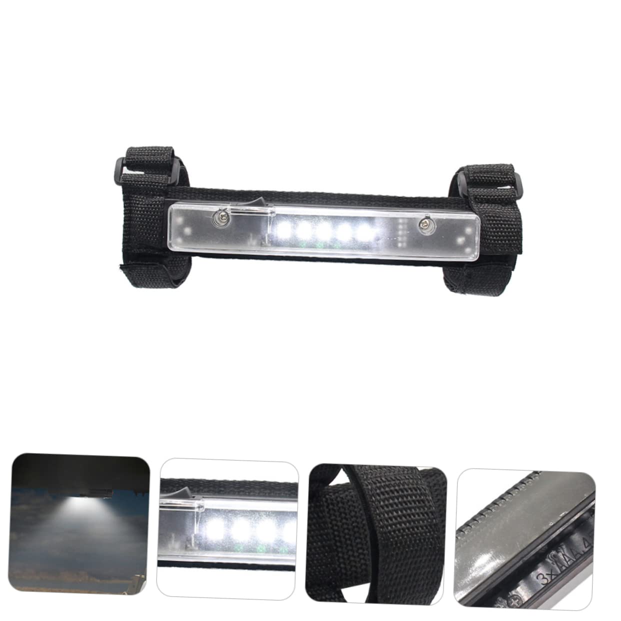 Luz de Jaula Antivuelco para ATV y Carrito de Golf, Luz LED de Techo Negra Instalación Flexible sin Taladro para Vehículo Todoterreno