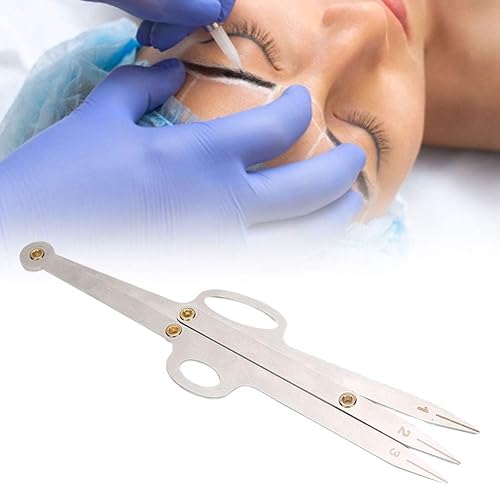 Miniatura 4 de Herramienta de medición de regla de cejas, plantilla de plantilla de cejas, regla de guía de cejas, herramienta de medición de posicionamiento,