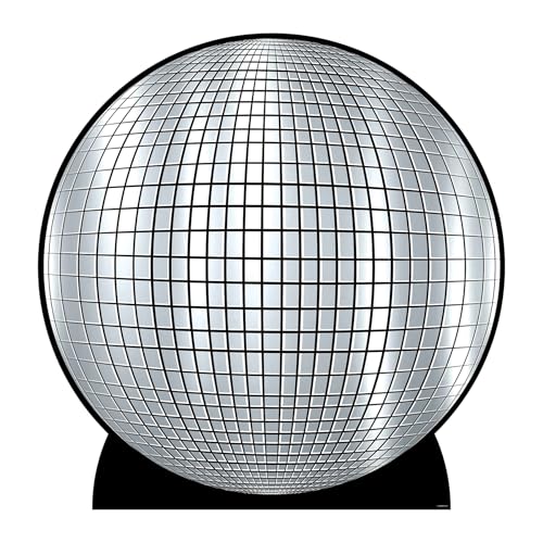 Beistle Disco Ball Stand-Up, Large Reflective Foil 70’s Party Corrugated Cardboard Decoration, Retro Dance Fever Photo Prop and 1970’s Themed Backdrop for Disco Parties by Beistle - Used condition - US$30.60