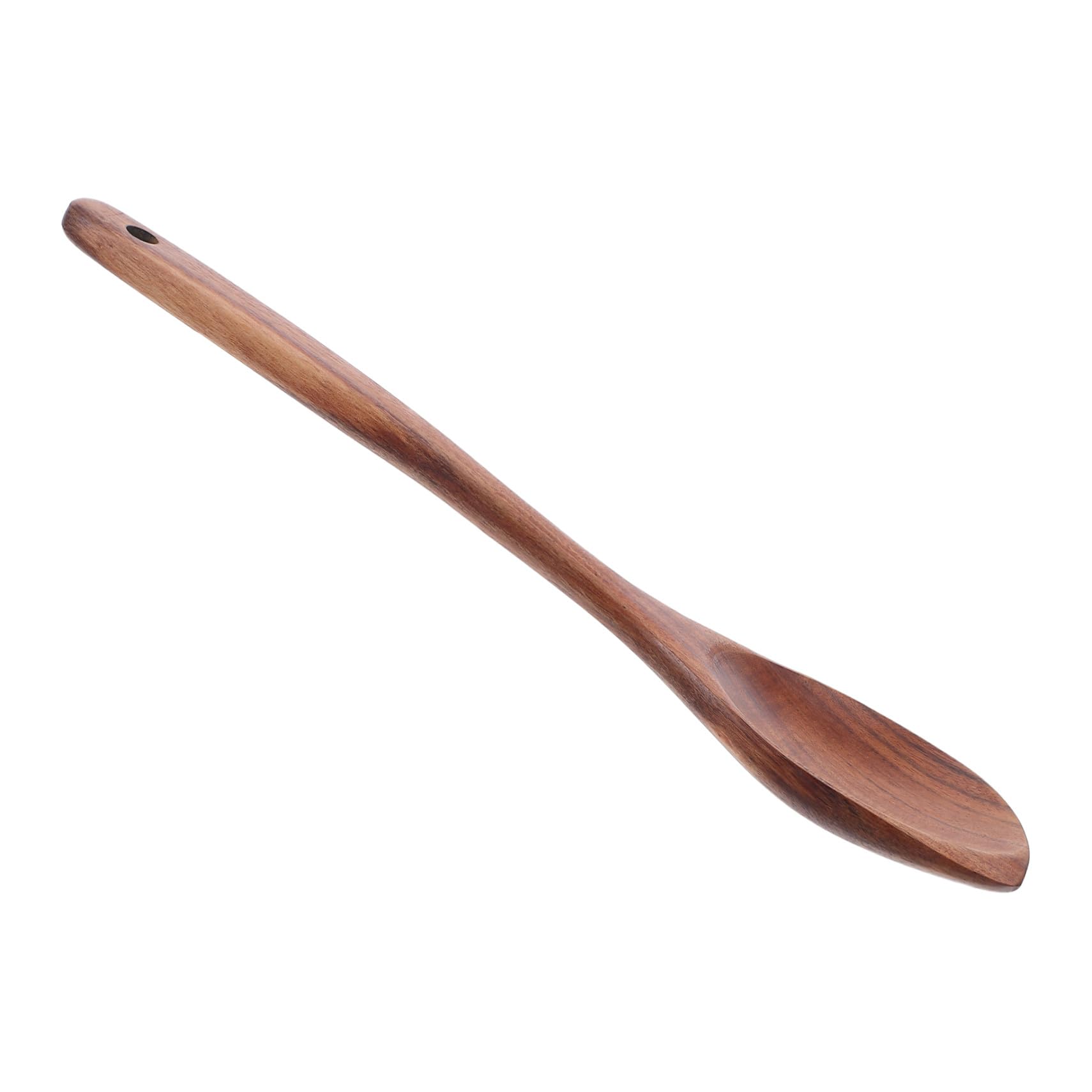 ABOOFAN 5 Piezas Cuchara De Bocina De Teca Japonesa Cucharón De Madera Para Cocinar Cuchara De Cocina De Madera Para Cocinar Mango Largo Marrón