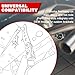 OKQX 2-Pack Heavy Duty Exhaust Hanger Bracket - Galvanized Heavy Duty Universal Exhaust Pipe Hangers with Swivel Open End Design for RV, Trucks & Automotive Customization