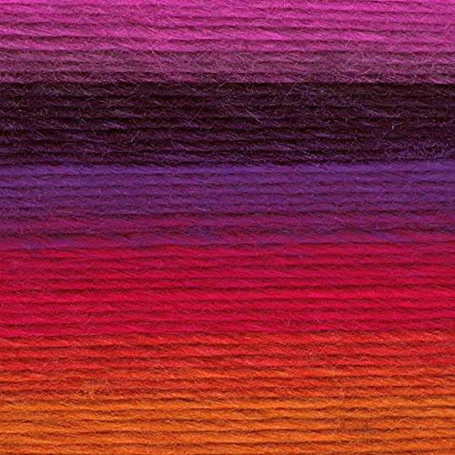 Image of Lion Brand Yarn, Landscapes Multicolor Yarn for Knitting, Crochet, and Crafts, Volcano, 1 Pack, Acrylic Fiber for Variegated Blankets, Self-Striping Shawls, and Gradient Sweaters