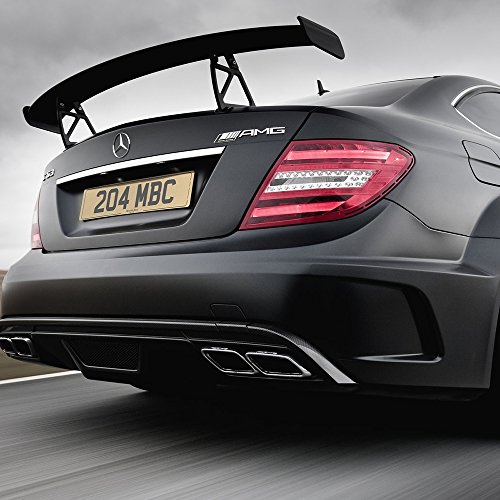 Mercedes-Benz AMG Emblem 3D ABS Black Trunk Logo Badge Decoration Gift (Chrome)