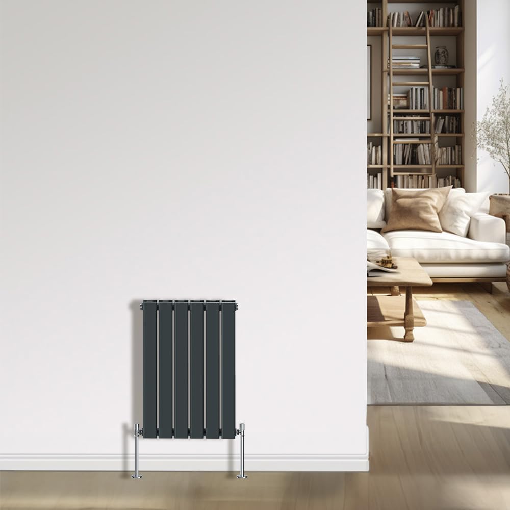 Nrg Anthracite Radiator 600X408mm Double Flat Panel Home Designer Radiator