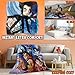 Dragon Ball Z Throw Blanket for Boys, 51x59 in, Goku Anime Fleece Blanket, Throws for Couch, Bed, Sofa, Room Essentials, Gifts for Boys