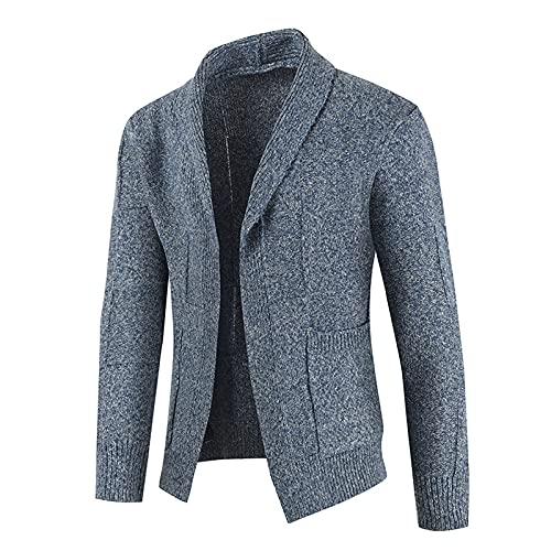 Cardigan de punto grueso casual con botones de diseño elegante y corte regular