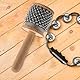 Vaguelly Cabasa Junge Mädchen Percussion Instrument Aus Holz Und Edelstahl Tragbares Und Langlebiges Musikspielzeug Für Kreative Kleinkinder Und Musikliebhaber