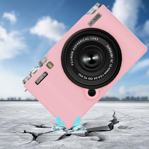 Funda de silicona para Fujifilm X-M5 con protector miniatura 4