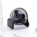 mini fan Wentylator zaciskowy mini wentylator biurkowy USB lub akumulator wentylator zasilający, wyciszony wózek dziecięcy biurko przy łóżku studencki przenośny wentylator (kolor: Czarny pionowy)