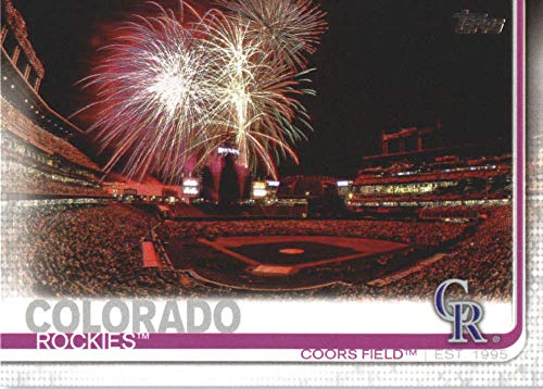 2019 Topps #604 Coors Field Colorado Rockies Baseball Card