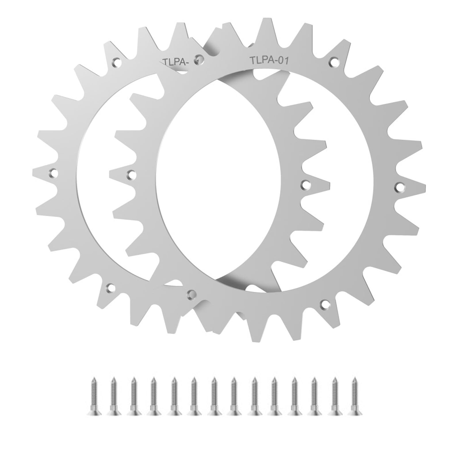Crampons en acier inoxydable avec vis pour tondeuse robot PARKSIDE PMRA 20 -Li B2/PMORDA 20 -Li B2 -Li B2, Clou antidérapant 212 mm de diamètre 2,5 mm
