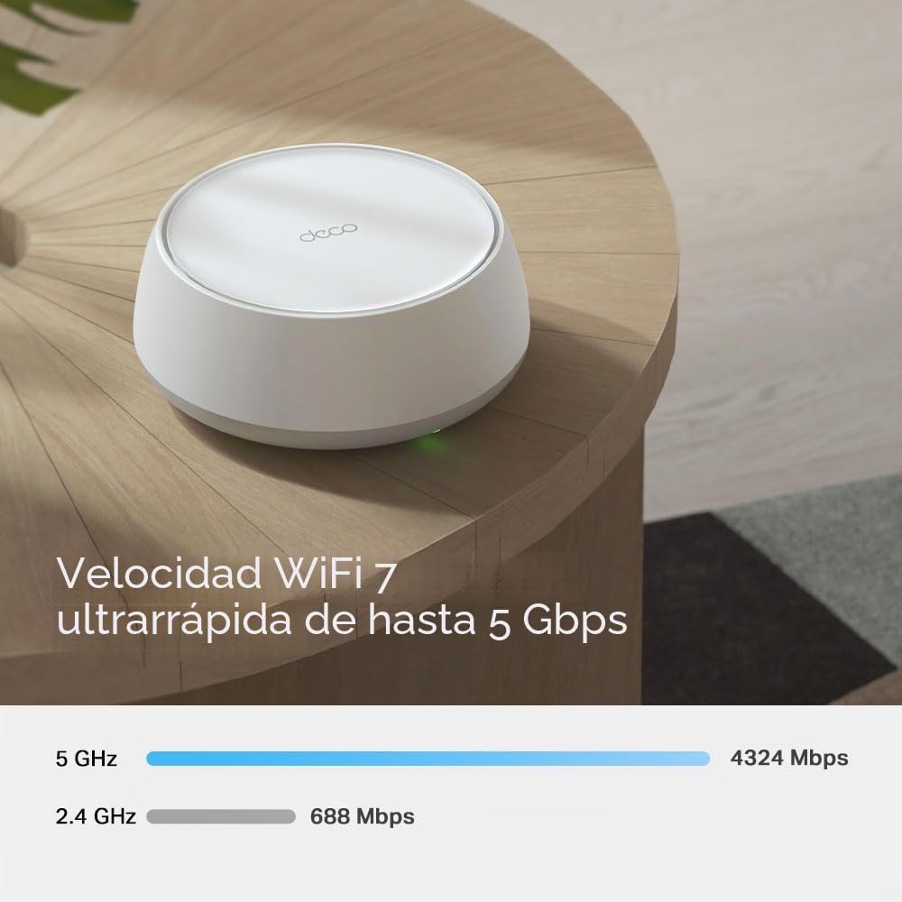TP-Link Deco BE25 BE3600 Dual-Band WiFi 7 Mesh System with 2.5Gbps Ports, MLO, Wide Coverage, Smart Roaming and HomeShield Security, Ideal for Homes with Many Devices