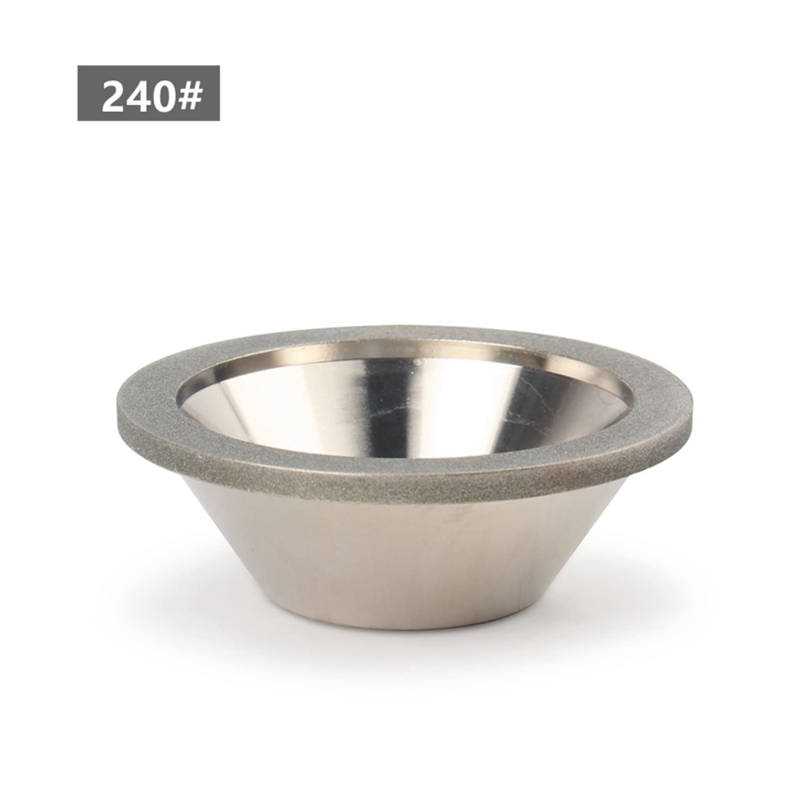 Arkusz ścierny diamentowy, 1PC 80-600 Mesh Diamentowa tarcza szlifierska do cięcia naczyń do frezów Akcesoria do ostrzenia węglika wolframu(240 Mesh)