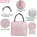 GCOA 2PCS Bolsa Térmica Almuerzo Impermeable Fiambrera Isotermica,Lunch Bag con bolsillo trasero,Para...