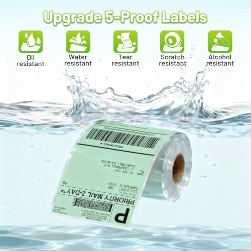 Image of 4x6 Thermal Labels, Shipping Address Label (Pack of 250 4x6 Roll Labels)
