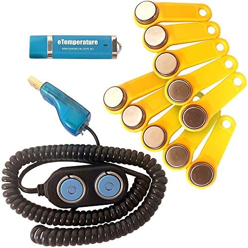 10-Pack Hygrochron DS1923 Temperature and Humidity Loggers with Fobs ...