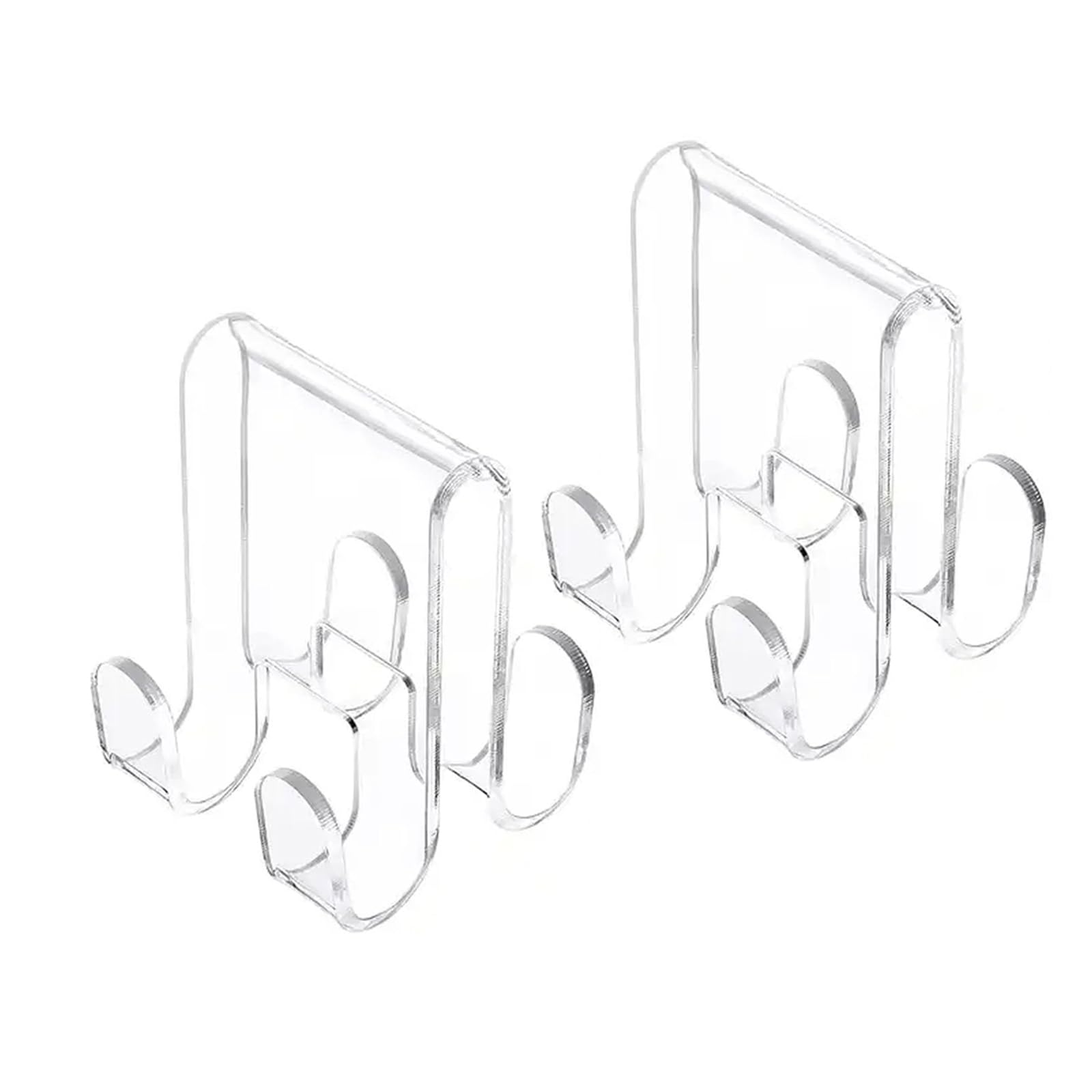 Msioytog A Shower Door Hook Crylic Bathroom Hanger Storage Solution For Bathrobes Nd Towel Clothing Hangings Rack Hangings Solution For Bathroom