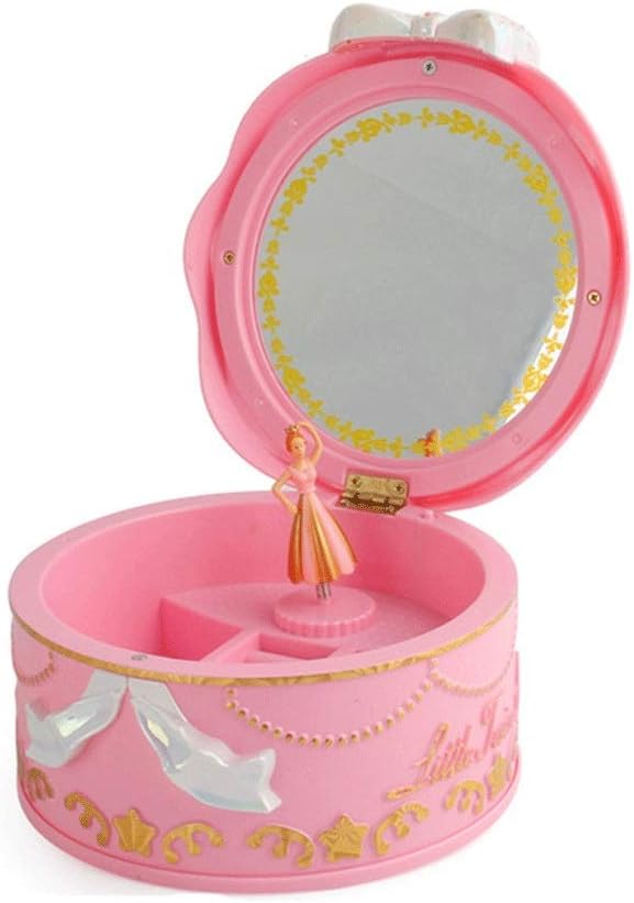 Girls Musical Jewelry Boxes Ballerina Rotating Music Box Gramophone Toys for Children Kids Birthday Gifts