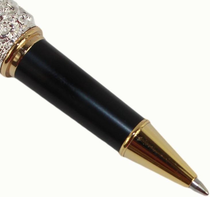 Gullor Silver Jinhao 'Temple of Heaven' dragon rollerball pen