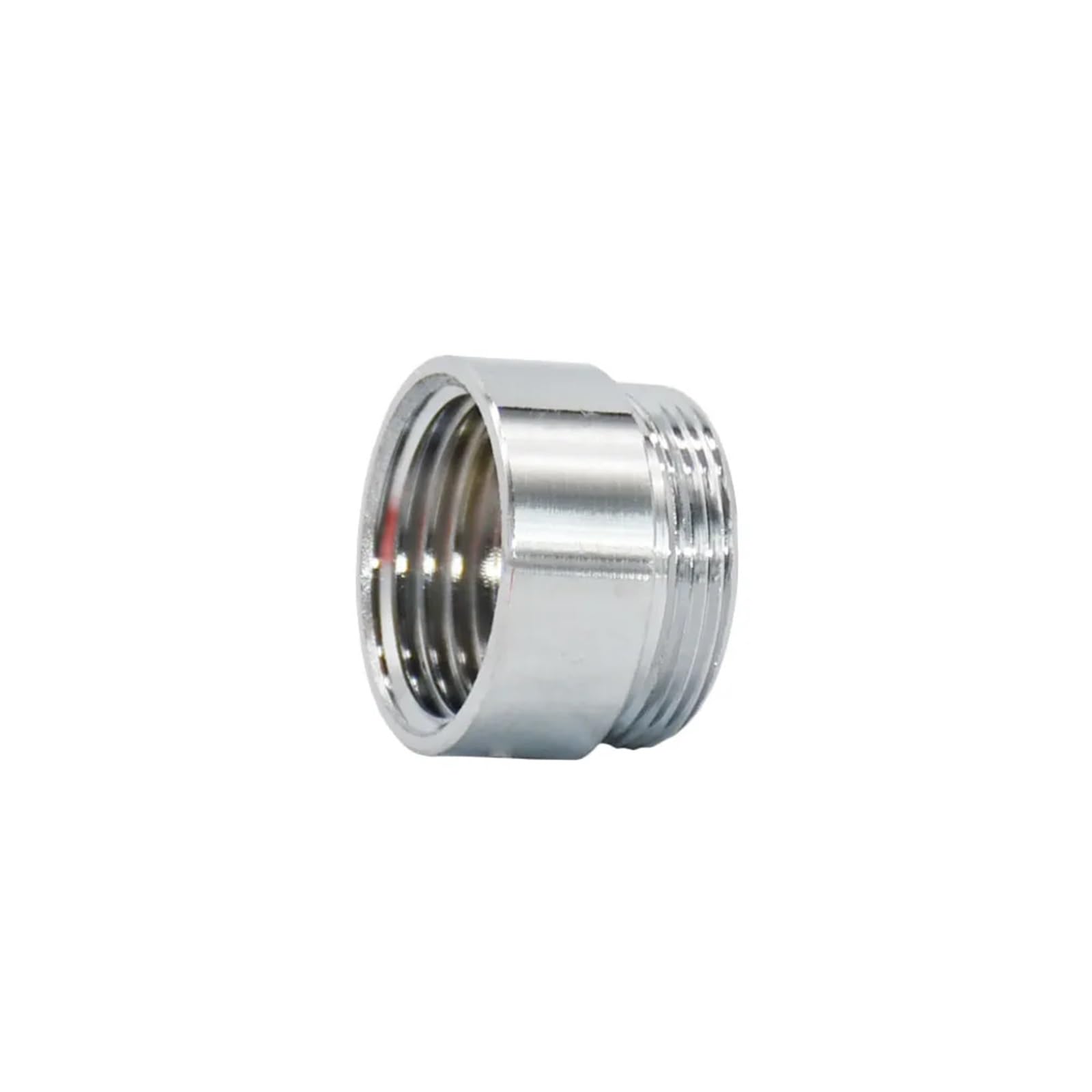2pcs Brass 1/2inch x M16 M18 M24 M28 Thread Connector Silver Water Faucet Connector For Bathroom Kitchen(Gold)