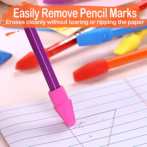 Sooez 90Pc Pencil Erasers Set, 6Pc Pink Erasers And 84Pc Pencil Top Erasers, Cap Erasers Eraser Tops Pencil Eraser For Kidstoppers Erasers Studying Supplies For Teacher Pencil Erasers #TOP3