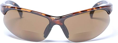 Miniatura 2 de Mass Vision 2 pares de lentes de sol ligeros polarizados bifocales deportivos para hombres y mujeres, 2 bolsas de microfibra incluidas