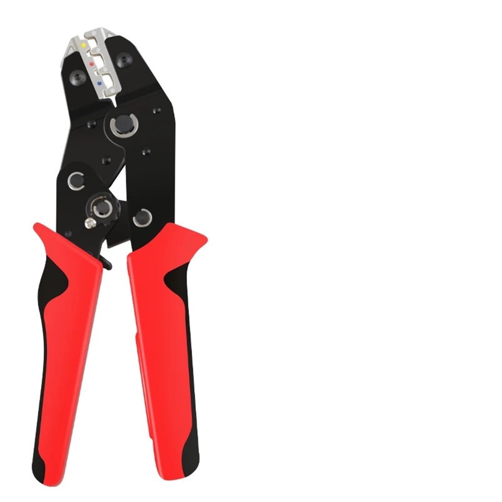 Pinza crimpatrice manuale 0,25-2,5 mm² con cricchetto regolabile, kit assortimento di 280 capicorda, set di crimpatura for cavi isolati(SN-02C)
