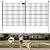 Land Guard 20-Panels No Dig Decorative Fence 30 in(H) x 50 ft(L), Tall Garden Fence Animal Barrier, Removable Fence for Garden, Rustproof Metal Animal Barrier Ground Stakes Fencing