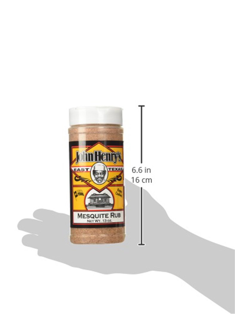 John Henry's East Texas Mesquite Rub BBQ Seasoning Spice - 13 OZ - Image 2