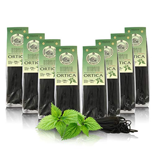 Antico Pastificio Morelli 1860 Srl Pasta De Germen De Trigo Aromatizada con Ortigas, Formato Tagliolini - Lote De 8 x 250g