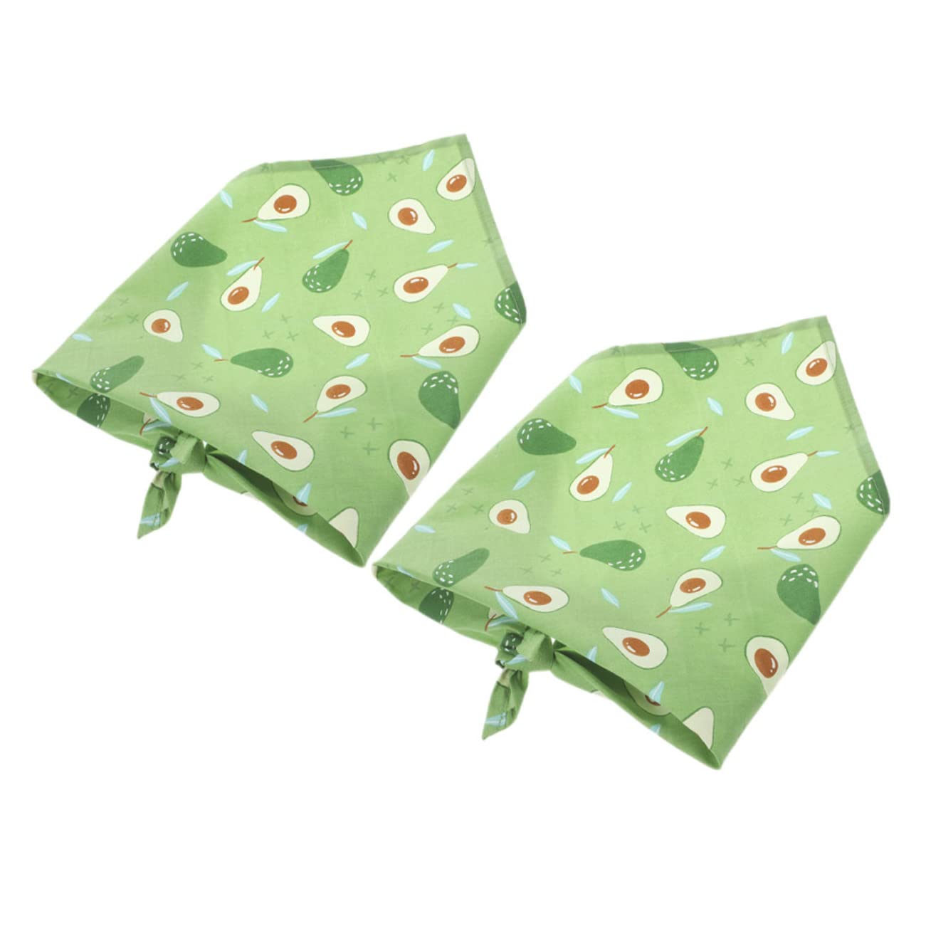 Amazon | BCOATH 2個夏季ペットバンダナ フルーツパターン三角