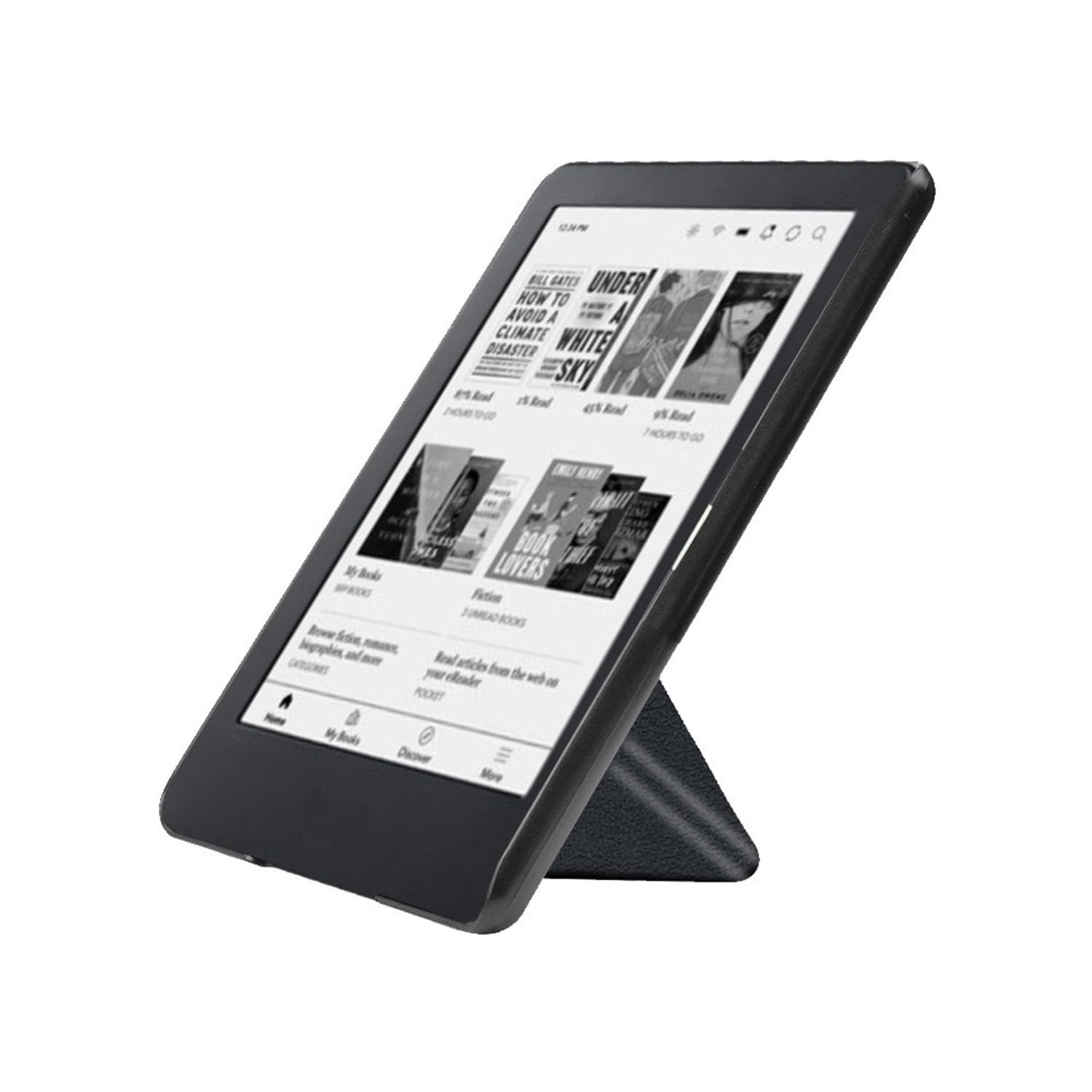 Odporne na wstrząsy etui do KOBO Clara Colour - Etui KOBO Clara BW 6" czytnik e-booków ze składanym stojakiem ochronnym (czarny)