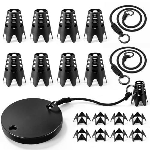 Saillong 19 Pcs Golf Simulator Tees with Tether Base, Plastic