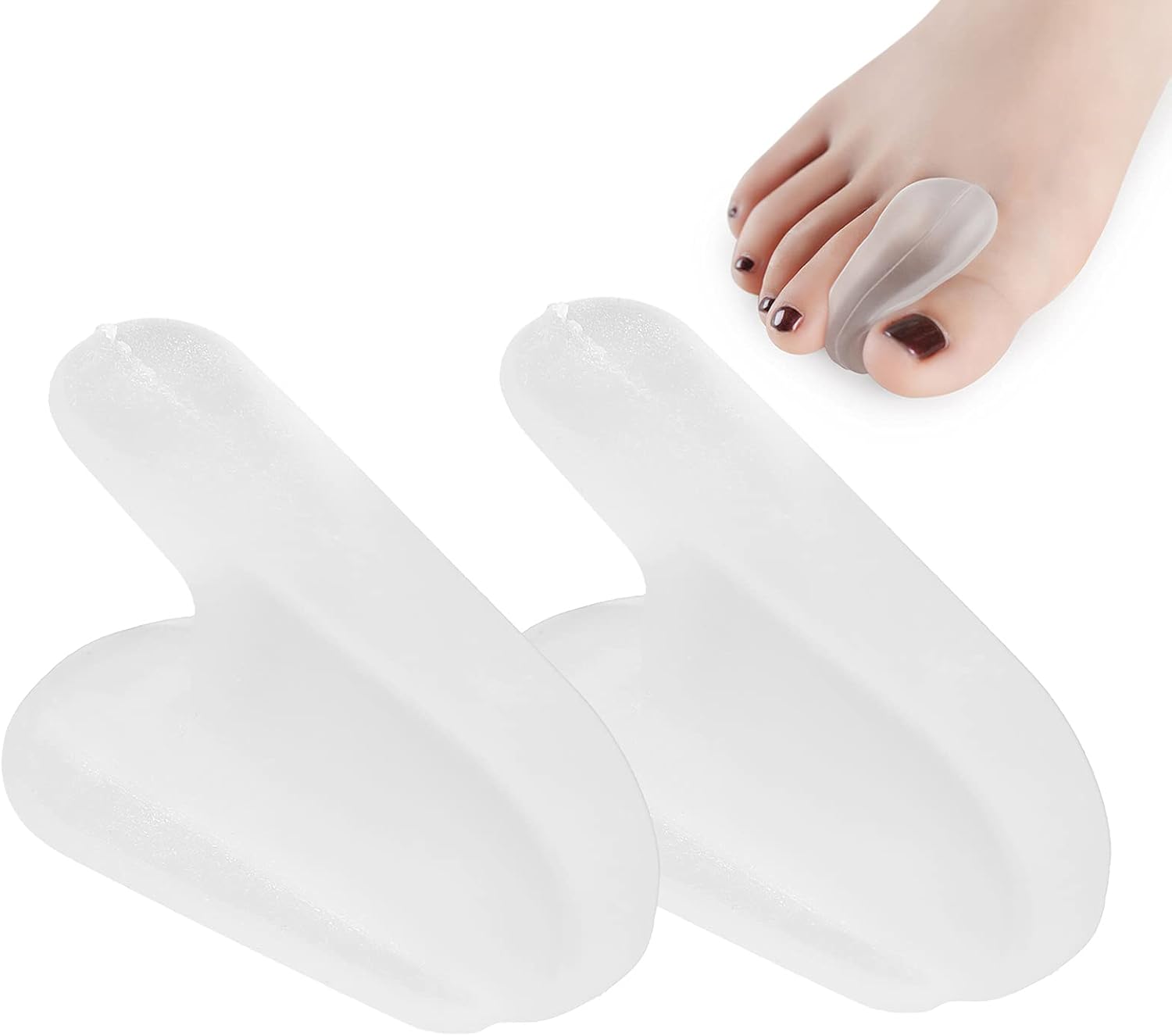Gel Toe Separator, Correct Overlapping Toe Position