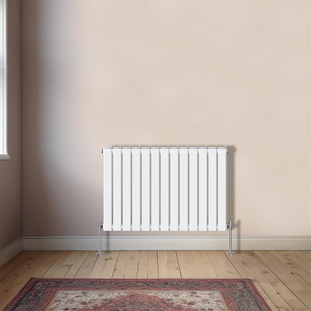 NRG Flat Panel Horizontal 600x884mm Double Radiator Perfect for Kitchen, Bathroom, Living Room